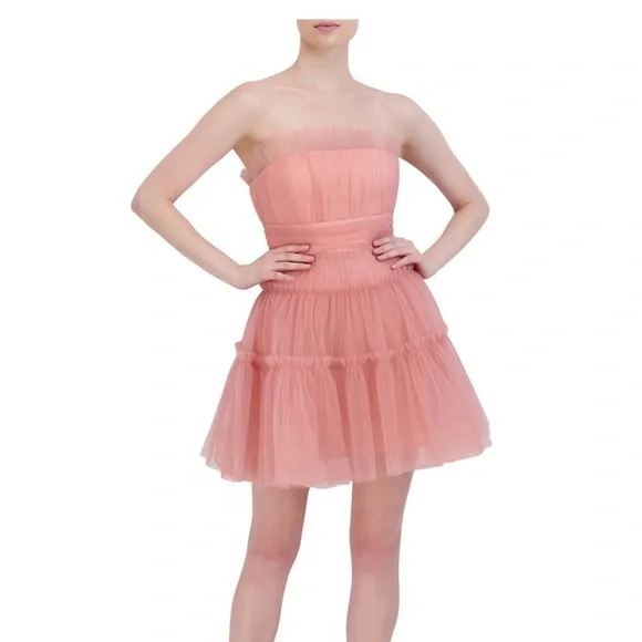 white christmas dresses Strapless Corset Gown – BCBGMAXAZRIA main image 0